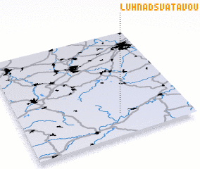 3d view of Luh nad Svatavou