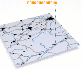 3d view of Nová Chodovská