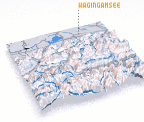3d view of Waging am See