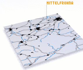 3d view of Mittelfrohna