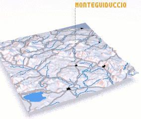 3d view of Monte Guiduccio