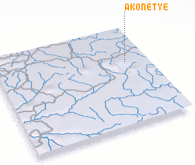 3d view of Akonétyé