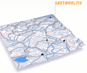 3d view of SantʼIppolito