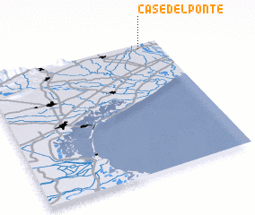 3d view of Case del Ponte