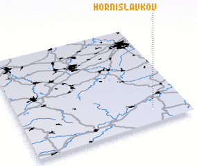 3d view of Horní Slavkov