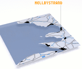 3d view of Mellbystrand