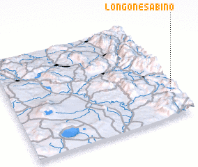 3d view of Longone Sabino