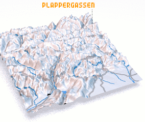 3d view of Plappergassen