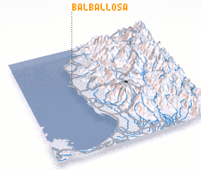 3d view of Balbal-losa