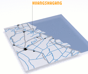 3d view of Huangshagang