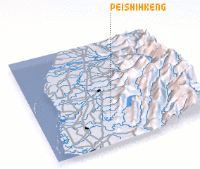 3d view of Pei-shih-k\