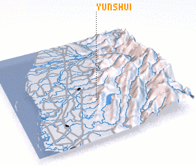 3d view of Yün-shui