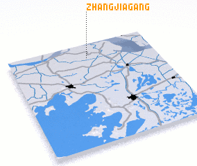 3d view of Zhangjiagang