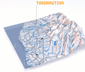 3d view of Tung-ning-ts\
