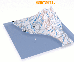 3d view of Hsin-ts\