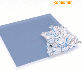 3d view of San Manuel