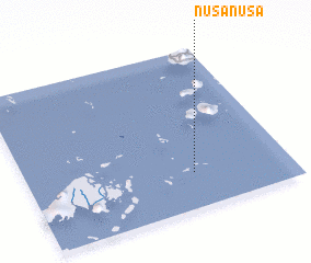 3d view of Nusa Nusa