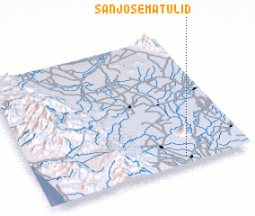 3d view of San José Matulid