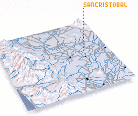 3d view of San Cristobal