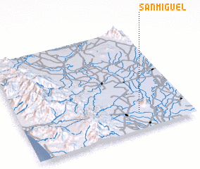 3d view of San Miguel