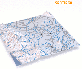 3d view of Santiago