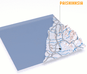 3d view of Pai-shih-hsia