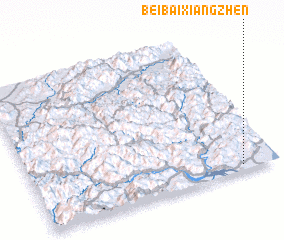 3d view of Beibaixiangzhen