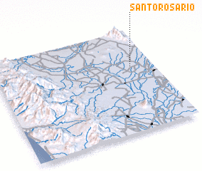 3d view of Santo Rosario