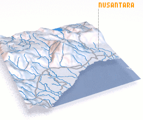 3d view of Nusantara