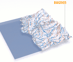 3d view of Bagnen