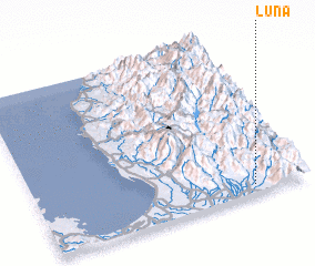 3d view of Luna