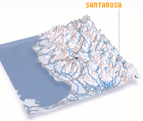 3d view of Santa Rosa