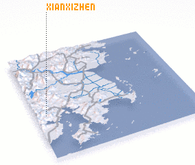 3d view of Xianxizhen