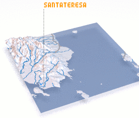 3d view of Santa Teresa