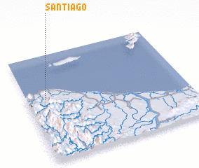 3d view of Santiago