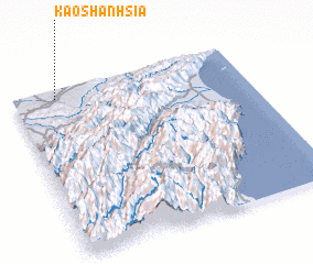 3d view of Kao-shan-hsia