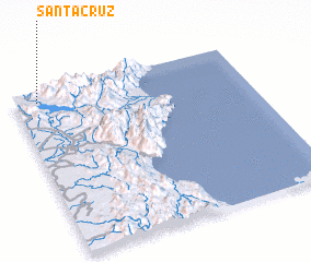 3d view of Santa Cruz