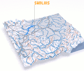 3d view of San Luis