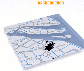 3d view of Dashengzhen