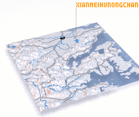 3d view of Xianmeihunongchang