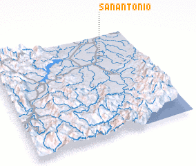 3d view of San Antonio