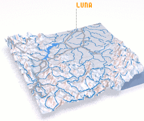 3d view of Luna