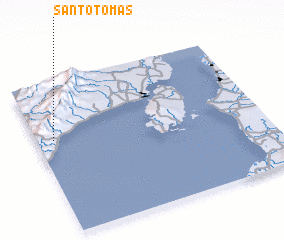 3d view of Santo Tomas