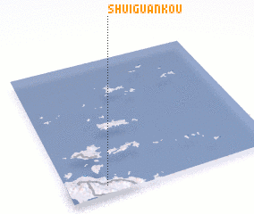 3d view of Shuiguankou