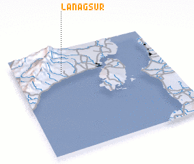 3d view of Lanag Sur