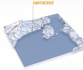 3d view of Santa Cruz