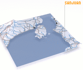 3d view of San Juan