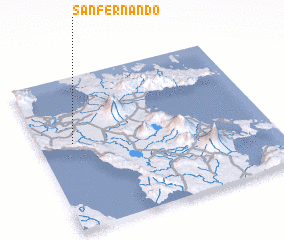 3d view of San Fernando