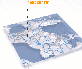 3d view of San Agustin