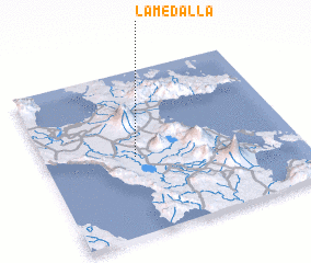 3d view of La Medalla